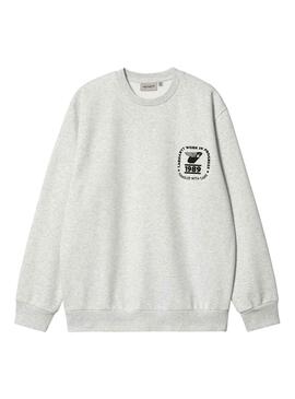 Sweatshirt Carhartt-Stempel State Weiss für Herren