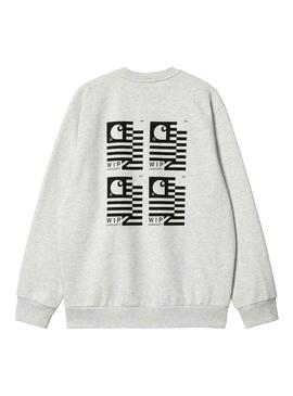 Sweatshirt Carhartt-Stempel State Weiss für Herren