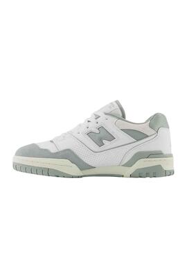Sneakers New Balance BB550 Weiss und Turquoise