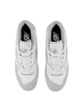 Sneakers New Balance BB550 Weiss und Grau