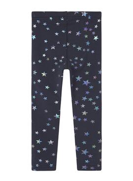 Leggings Name It Frosilia Stars Marineblau Mädchen