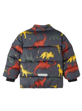 Jacke Name It May Puffer Grau für Jungen