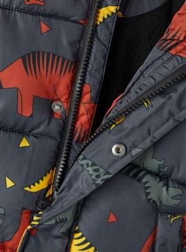 Jacke Name It May Puffer Grau für Jungen