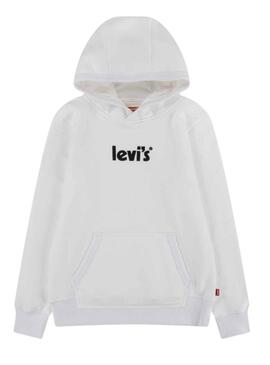 Sweatshirt Levis Logo Pullüber Weiss Junge