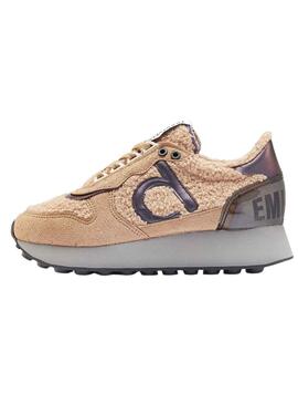 Sneakers Duuo Calma High Beige für Damen.
