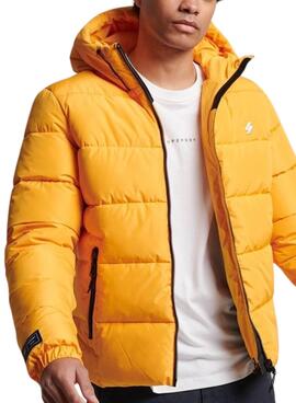 Jacke Superdry Sports Puffer Gelb Herren