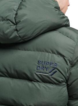 Jacke Superdry Microfibre Sport Grün Herren