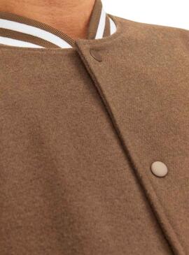Jacke Jack and Jones Zac Bomber Braun Mann