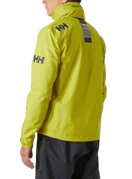 Jacke Helly Hansen Crew Hooded Midlayer Grün