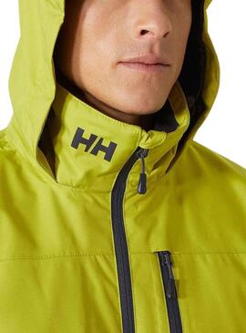 Jacke Helly Hansen Crew Hooded Midlayer Grün