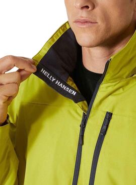 Jacke Helly Hansen Crew Hooded Midlayer Grün