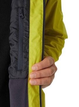 Jacke Helly Hansen Crew Hooded Midlayer Grün