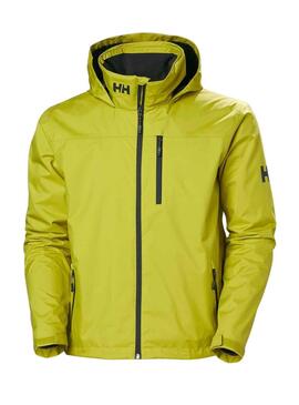 Jacke Helly Hansen Crew Hooded Midlayer Grün