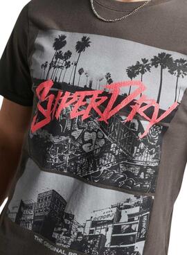 T-Shirt Superdry Photographic Skate Braun Herren