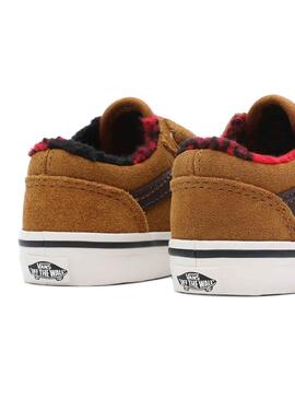 Sneakers Vans Td Old Skool V Braun für Baby