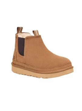 Stiefelettes UGG Neumel Chelsea Chestnut für Kids