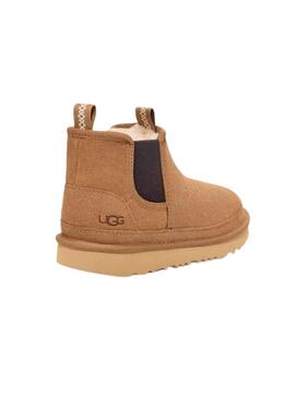 Stiefelettes UGG Neumel Chelsea Chestnut für Kids