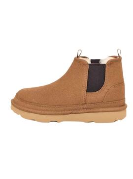 Stiefelettes UGG Neumel Chelsea Chestnut für Kids