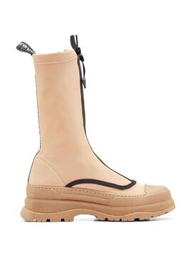 Stiefelettes Duuo Scuba Beige für Damen