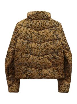 Jacke Vans Foundry Puffer Leopardo für Mädchen