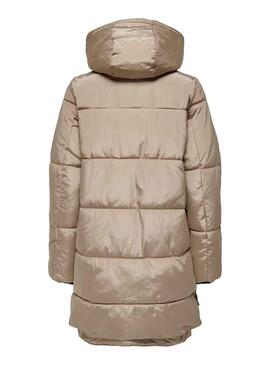 Jacke Only New Nora Long Beige für Damen