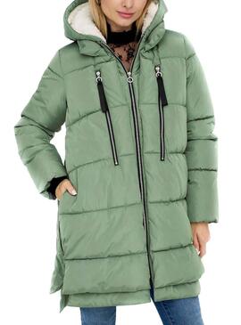 Jacke Only New Nora Long Grün für Damen