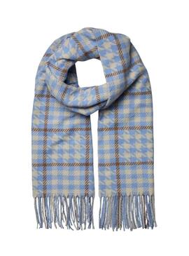 Schal Pieces Elina Long Schal Blau für Damen
