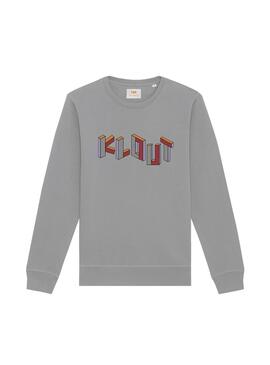 Sweatshirt Klout Art Grau Unisex