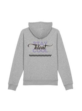 Sweatshirt Klout Cool Grau Unisex