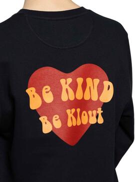 Sweatshirt Klout LoveLove Schwarz Unisex