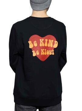 Sweatshirt Klout LoveLove Schwarz Unisex