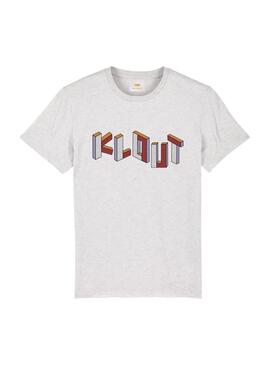 T-Shirt Klout Art Grau Unisex