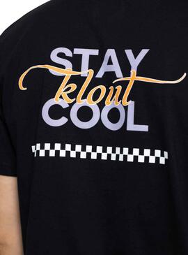 T-Shirt Klout Cool Schwarz Unisex