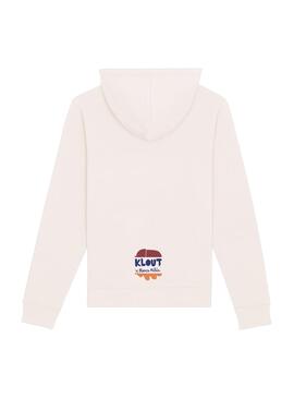 Sweatshirt Klout Weiss Millán II Beige Unisex