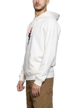 Sweatshirt Klout Weiss Millán II Beige Unisex