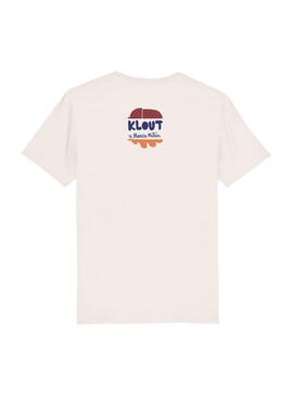 T-Shirt Klout Weiss Millán II Beige Unisex