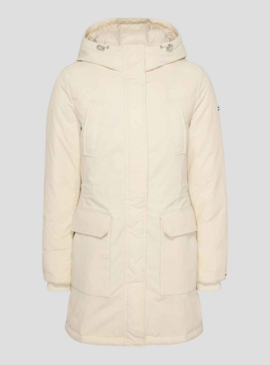 Jacke Tommy Jeans Technical Down Beige Damen