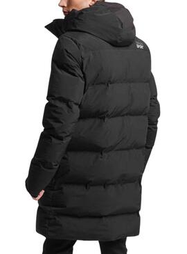 Jacke Superdry Longline Padded Schwarz Herren