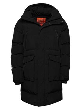 Jacke Superdry Longline Padded Schwarz Herren