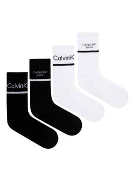 Socken Calvin Klein Pack Logo Stripe Damen