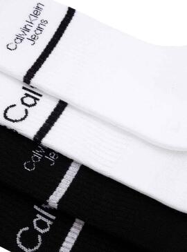 Socken Calvin Klein Pack Logo Stripe Damen