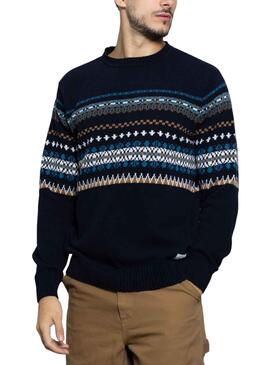 Pullover Klout Yacar Blau Marineblau für Herren