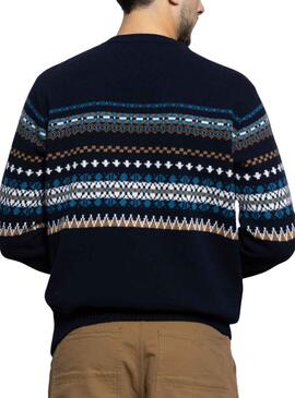 Pullover Klout Yacar Blau Marineblau für Herren