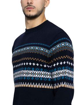 Pullover Klout Yacar Blau Marineblau für Herren