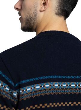 Pullover Klout Yacar Blau Marineblau für Herren