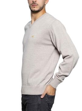 Pullover Klout Basic Pico Beige für Herren