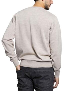 Pullover Klout Basic Pico Beige für Herren