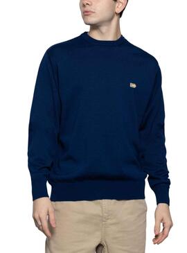 Pullover Klout Basic Blau für Herren