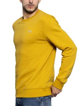 Sweatshirt Basica Klout Ocker für Herren