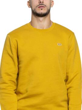 Sweatshirt Basica Klout Ocker für Herren